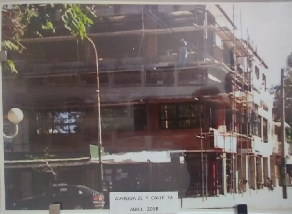 Ampliación del edificio del Círculo Italiano en 2008
