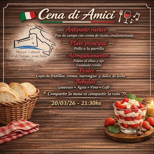 Afiche de Cena di Amici: Una Noche Italiana Inolvidable